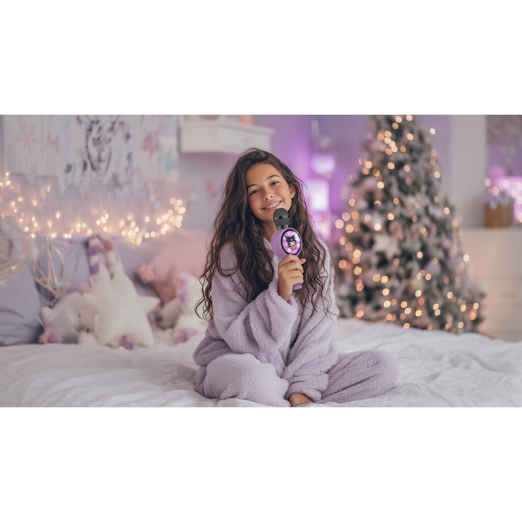 Hello Kitty Kuromi - PopSing LED light - karaoke microphone