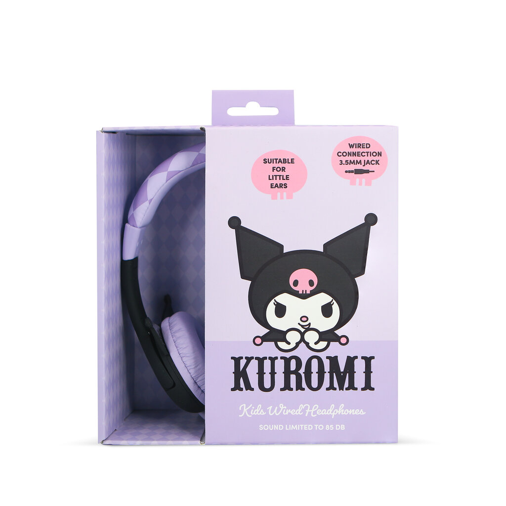 Hello Kitty Kuromi - junior headphones with ears