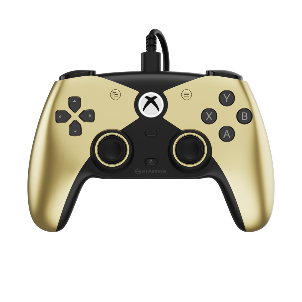Hyperkin Hyperkin - Competitor Wired Controller voor Xbox X | S | One en Windows 11|10 (goud)