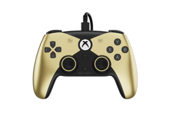 Hyperkin Hyperkin - Competitor Wired Controller voor Xbox X | S | One en Windows 11|10 (goud)