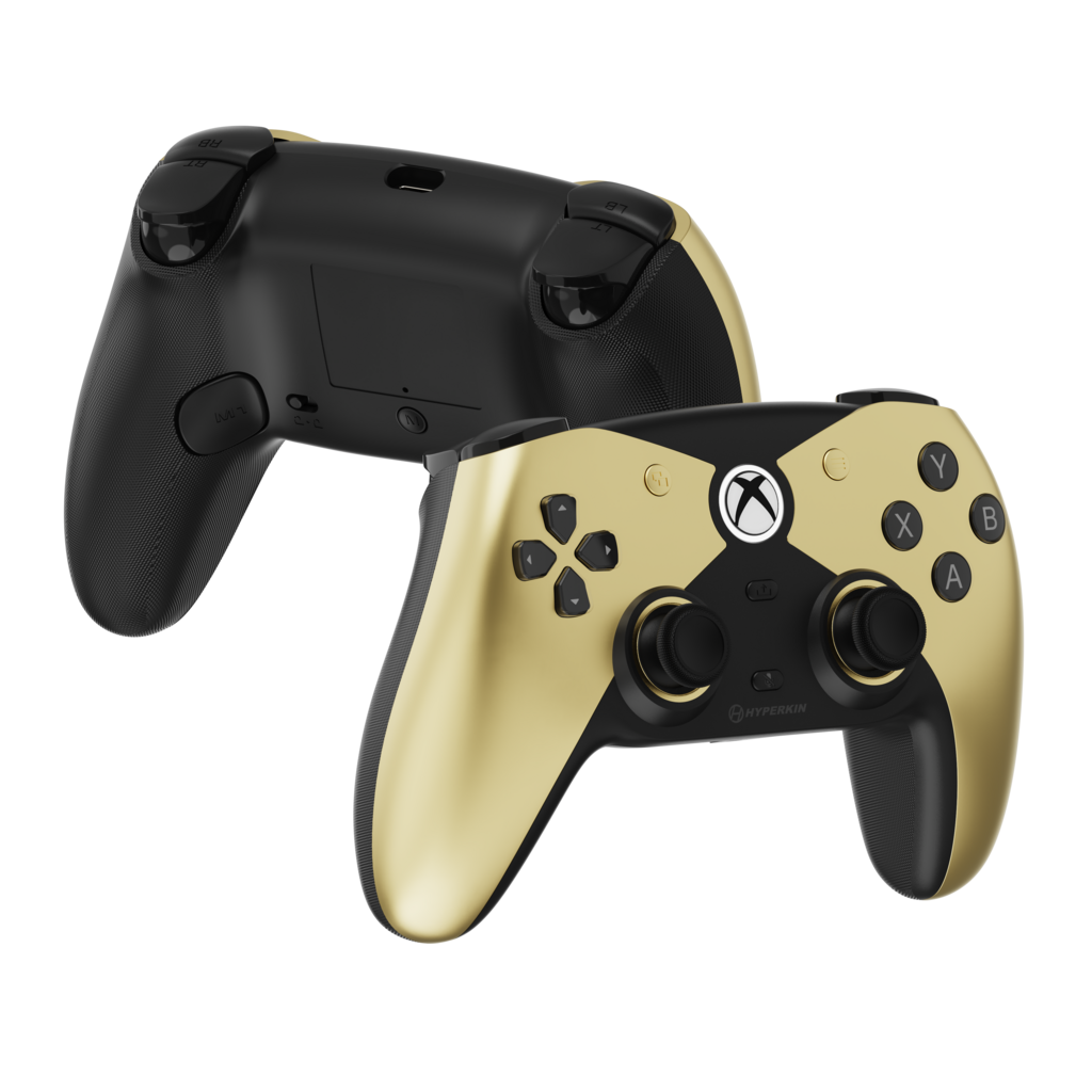Hyperkin Hyperkin - Competitor Wired Controller for Xbox X | S | One and Windows 11|10 (gold)