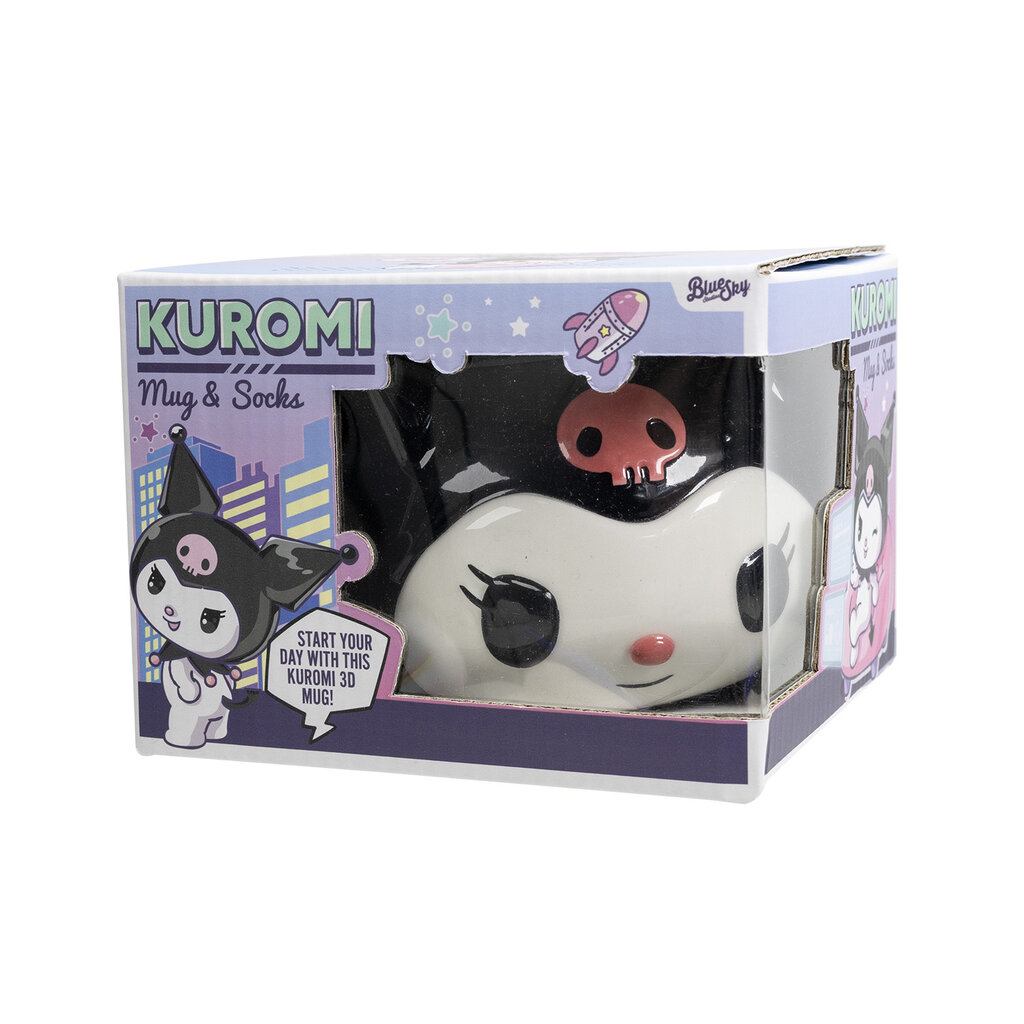 Hello Kitty Kuromi - mug & socks - gift set