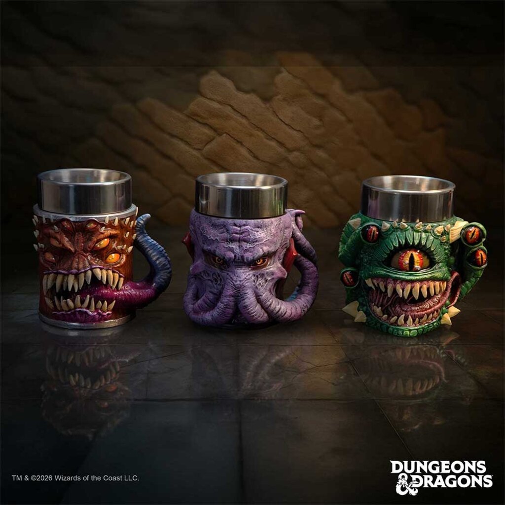 Dungeons & Dragons Dungeons & Dragons - Mini Monster - shot glasses set (Nemesis Now)