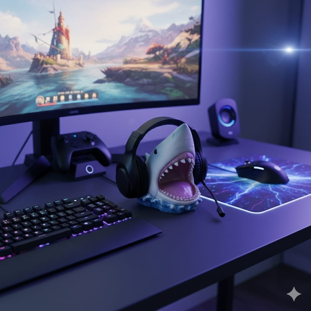 Jaws - headphones stand