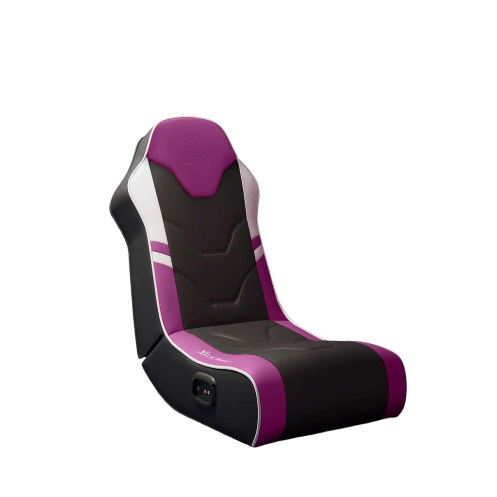 X Rocker Gaming chair - Shadow 2.0 - floor rocker – black/purple (X Rocker)