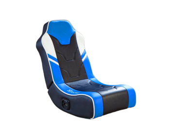X Rocker Gamestoel - Shadow 2.0 - floor rocker – zwart/blauw