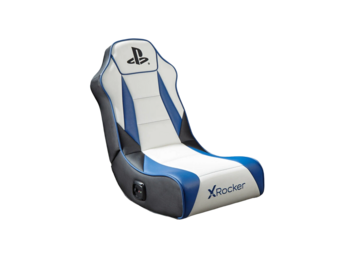 PlayStation Gamestoel - PlayStation Geist 2.1 - floor rocker - wit/blauw