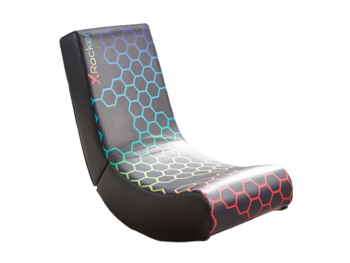 X Rocker Gamestoel - Neo Hex - video rocker - grijs