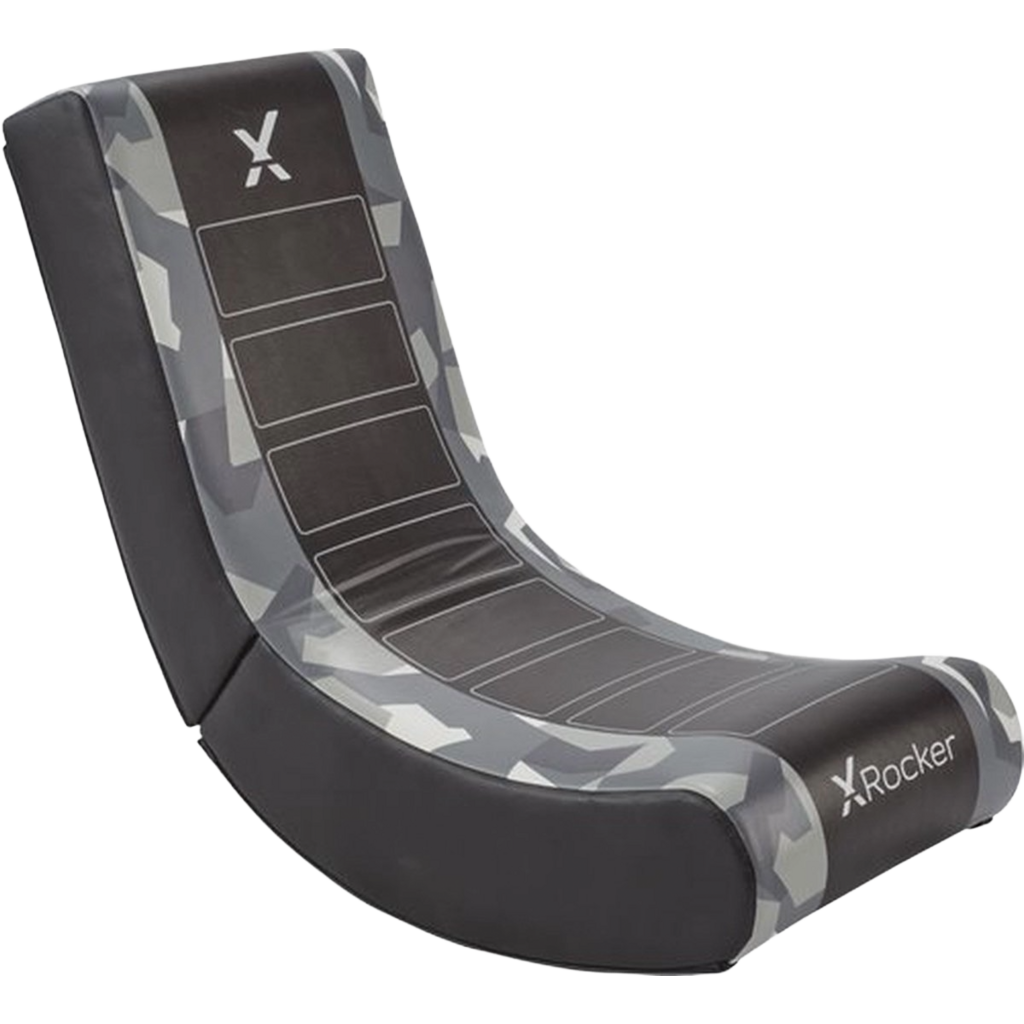 X Rocker Gamestoel - Geo camo - video rocker - grijs (X Rocker)