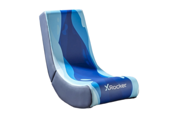 X Rocker Gamestoel - Lava - video rocker – blauw