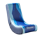 X Rocker Gamestoel - Lava - video rocker – blauw