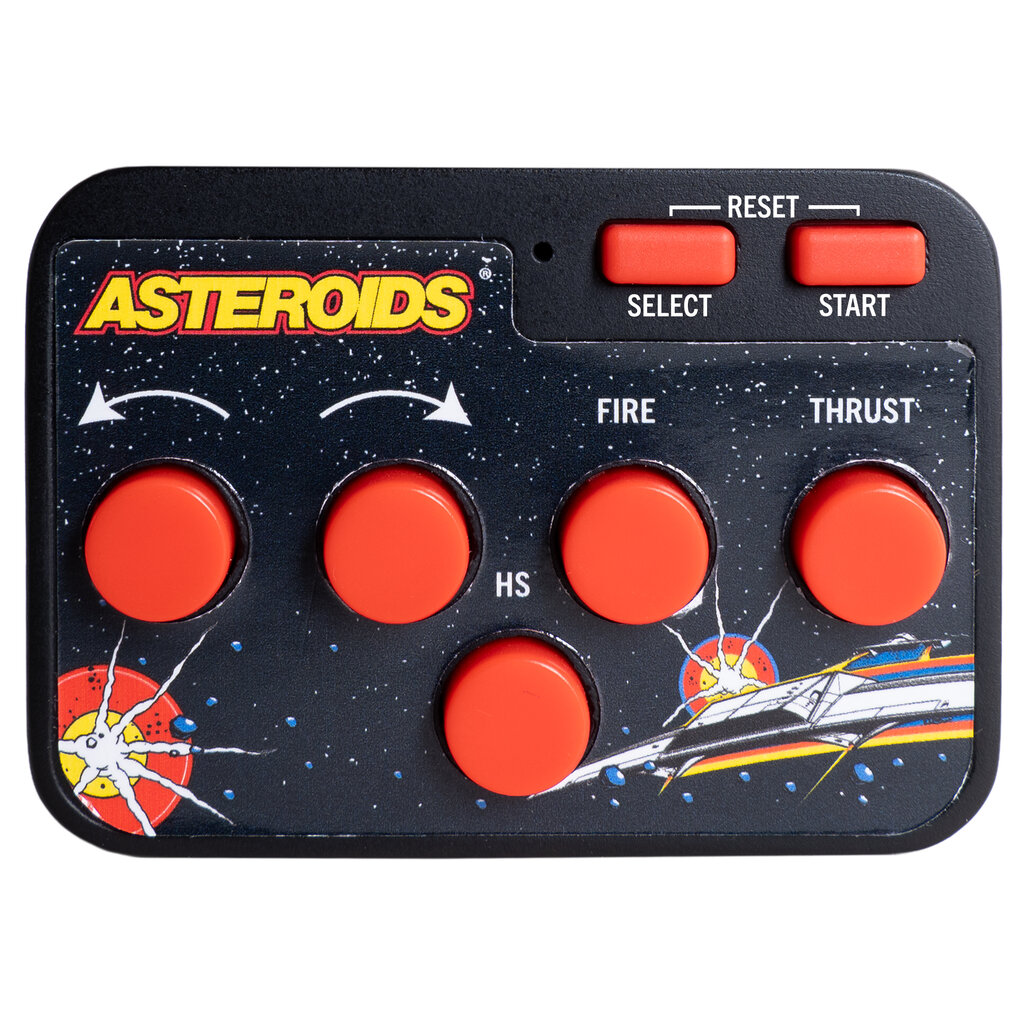 Atari Asteroids - tv plug & play - wireless controller