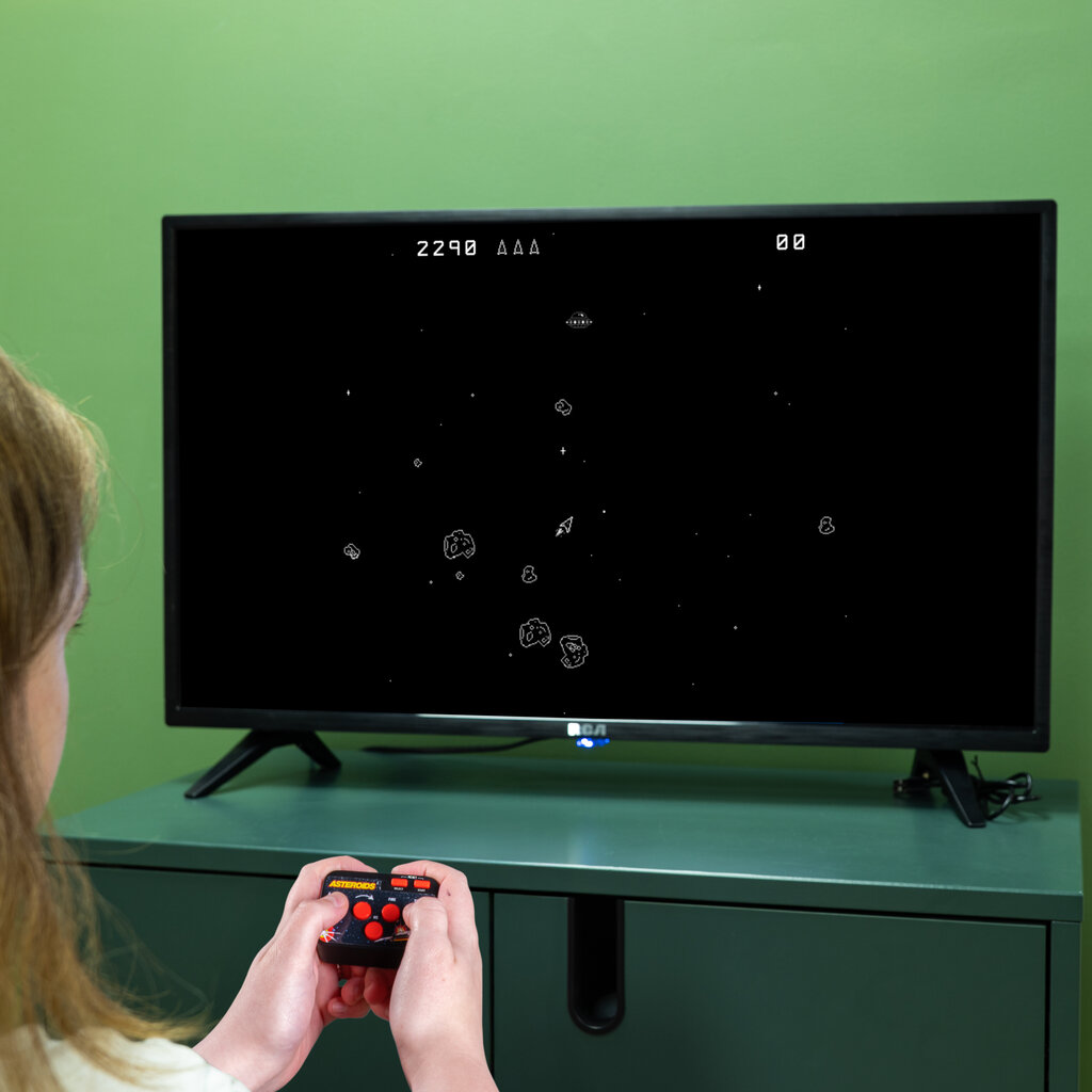 Atari Asteroids - tv plug & play - wireless controller