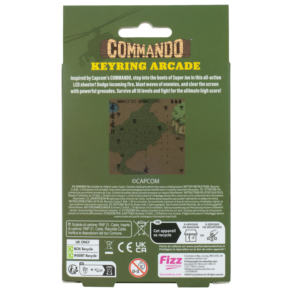 Commando Commando - retro gaming keychain