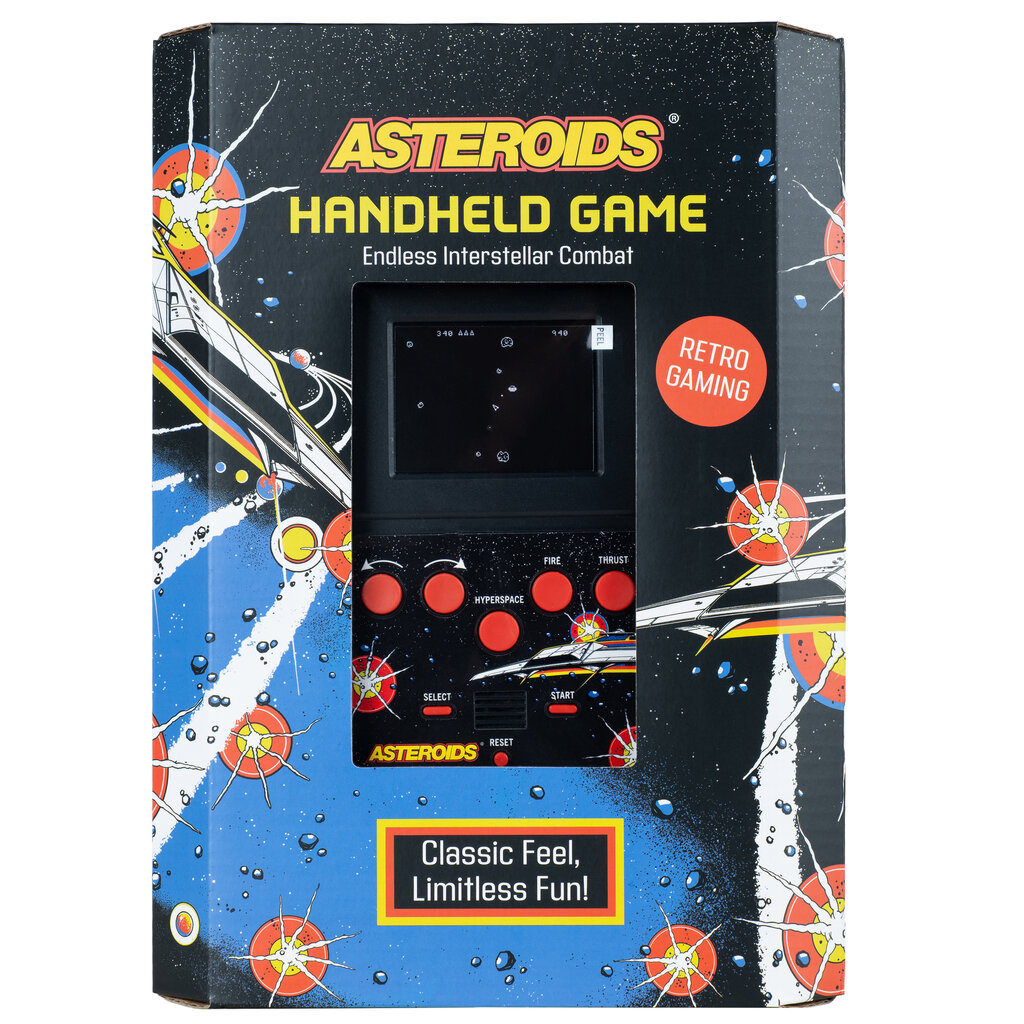 Atari Asteroids - retro gaming handheld