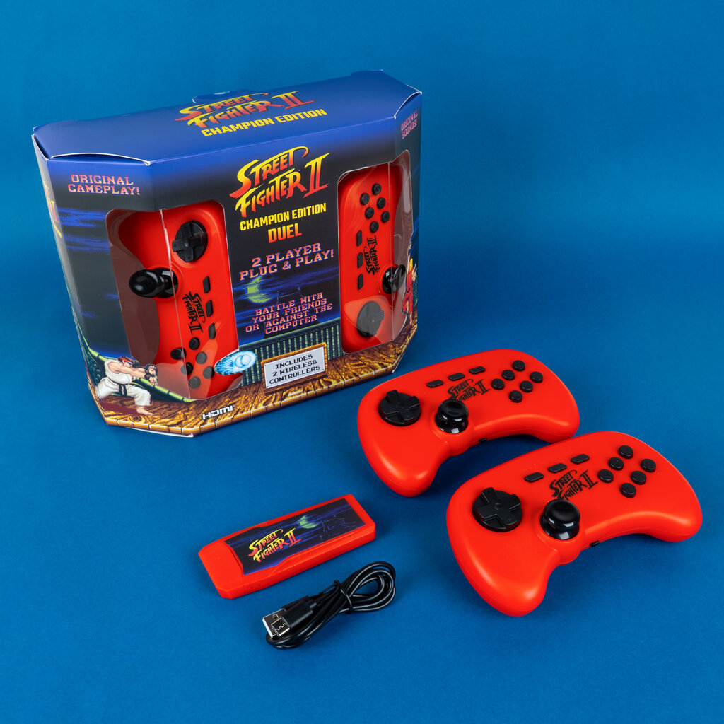 Street Fighter Street Fighter II Duel - tv plug & play - 2 wireless controllers