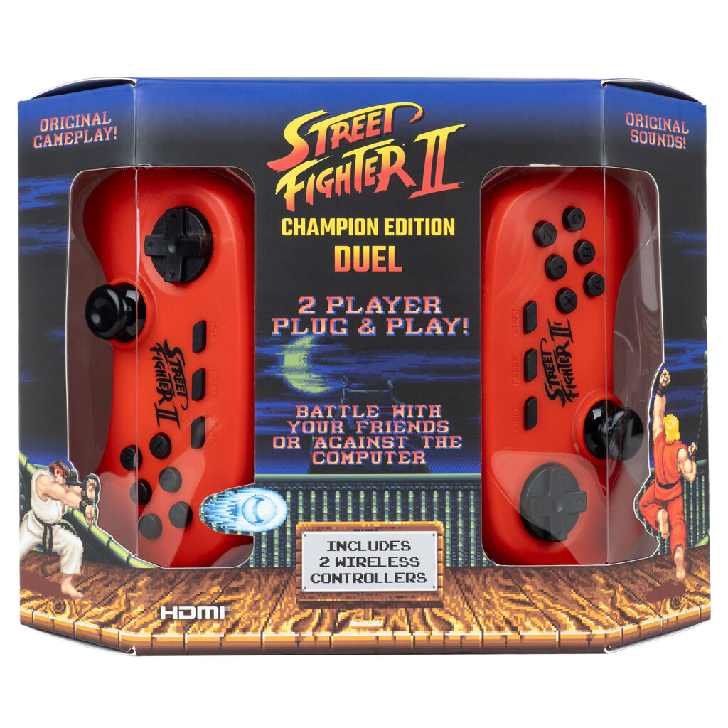 Street Fighter Street Fighter II Duel - tv plug & play - 2 wireless controllers