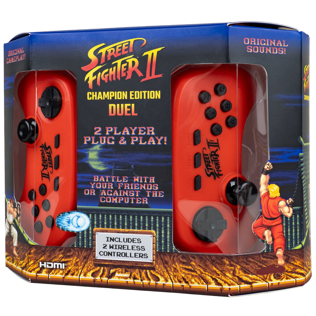 Street Fighter Street Fighter II Duel - tv plug & play - 2 wireless controllers