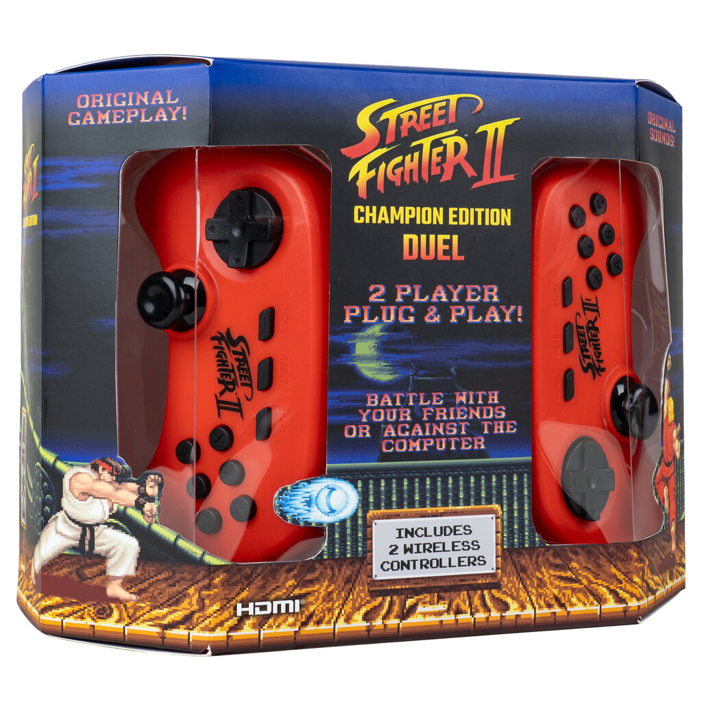 Street Fighter Street Fighter II Duel - tv plug & play - 2 wireless controllers