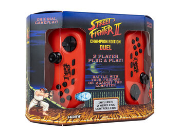 Street Fighter Street Fighter II Duel - tv plug & play - 2 wireless controllers