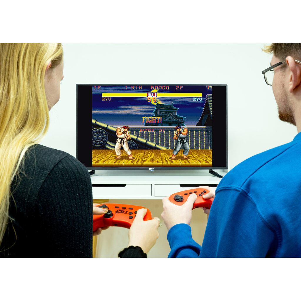 Street Fighter Street Fighter II Duel - tv plug & play - 2 wireless controllers