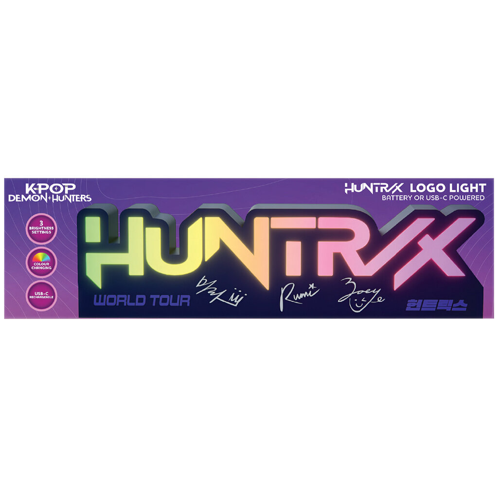KPop Demon Hunters KPop Demon Hunters - Huntr/x - logo light