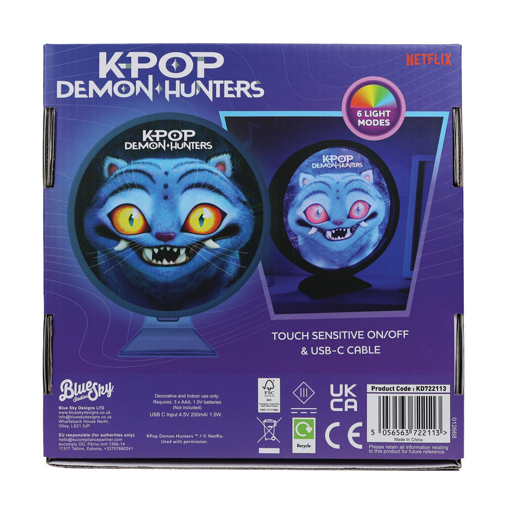 KPop Demon Hunters KPop Demon Hunters - Derpy - colour change light