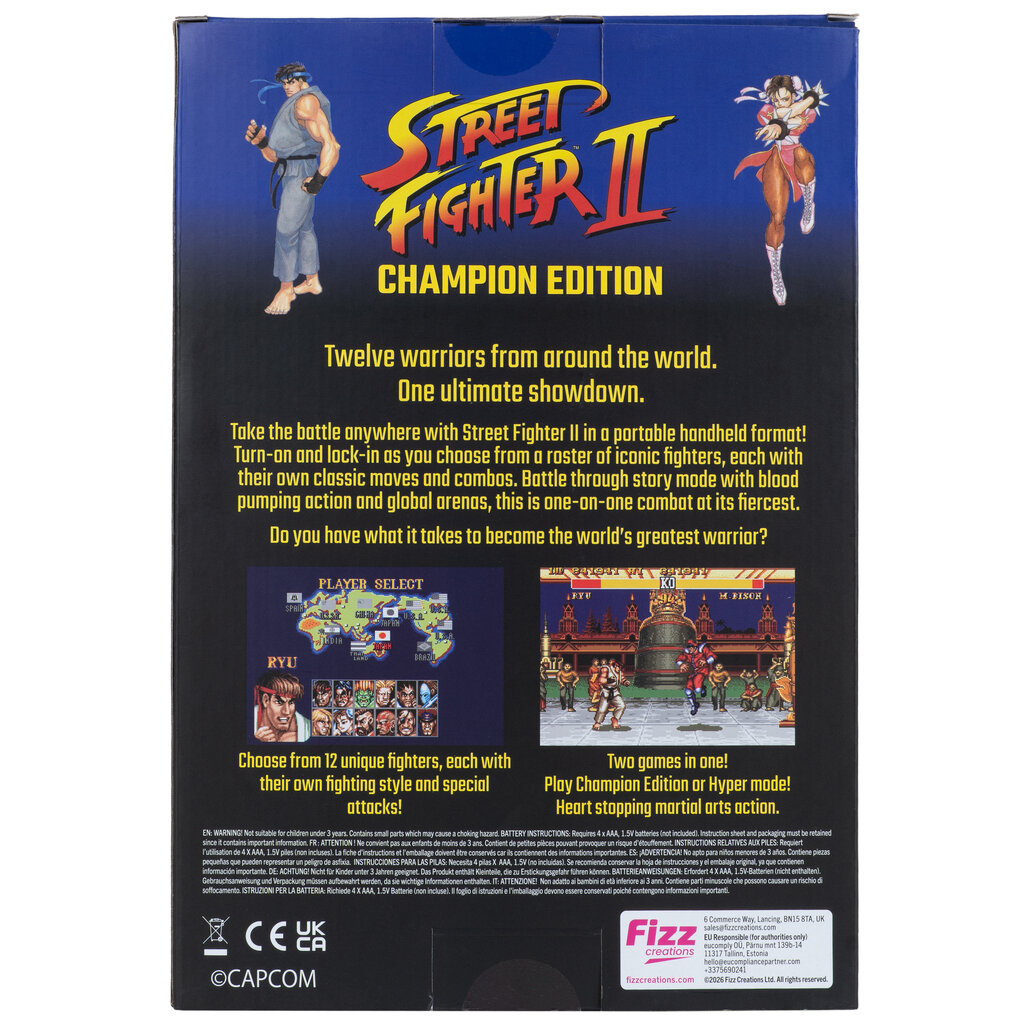 Street Fighter Street Fighter II - retro gaming handheld