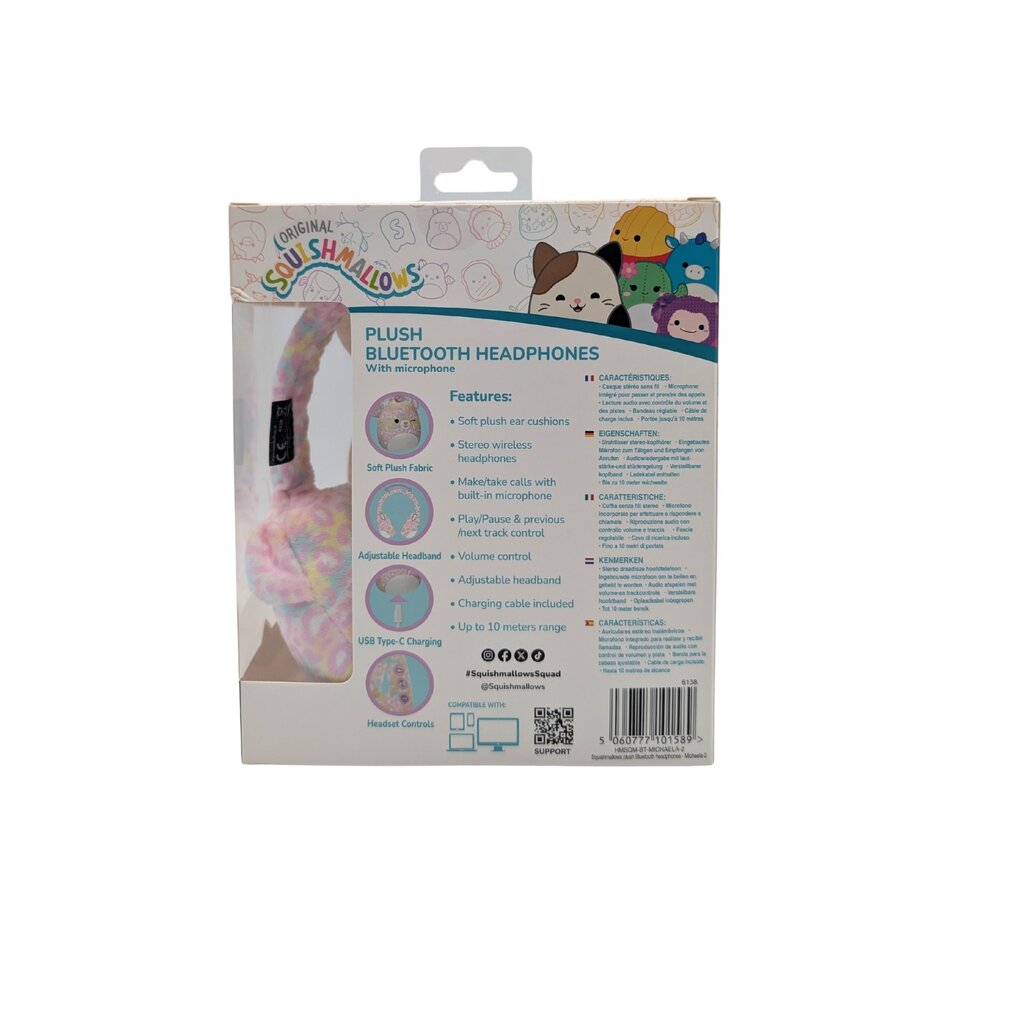 Squishmallows Squishmallows - Michaela - bluetooth headphones