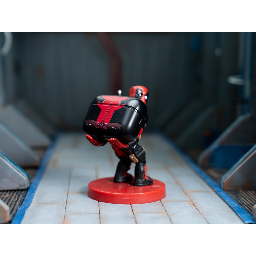 Marvel Deadpool - wireless earbuds - charging case stand