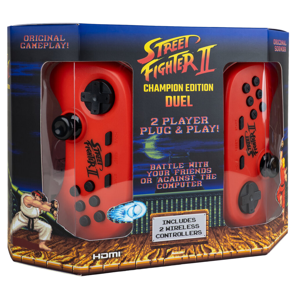 Street Fighter Street Fighter II Duel - tv plug & play - 2 wireless controllers