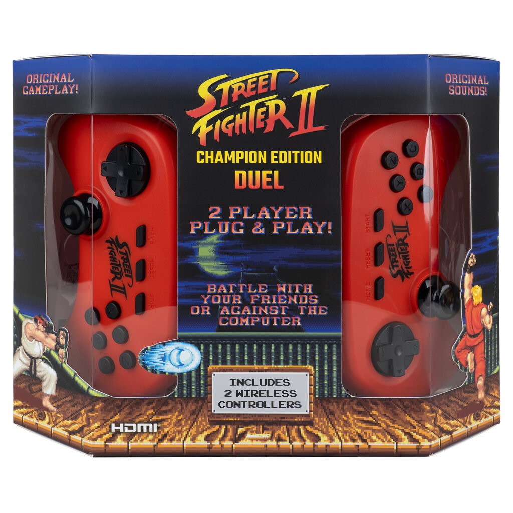Street Fighter Street Fighter II Duel - tv plug & play - 2 wireless controllers
