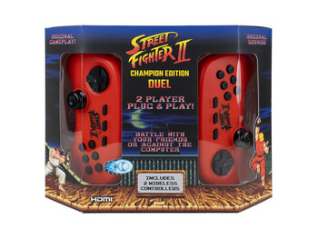 Street Fighter Street Fighter II Duel - tv plug & play - 2 wireless controllers