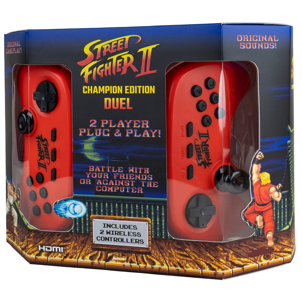 Street Fighter Street Fighter II Duel - tv plug & play - 2 wireless controllers