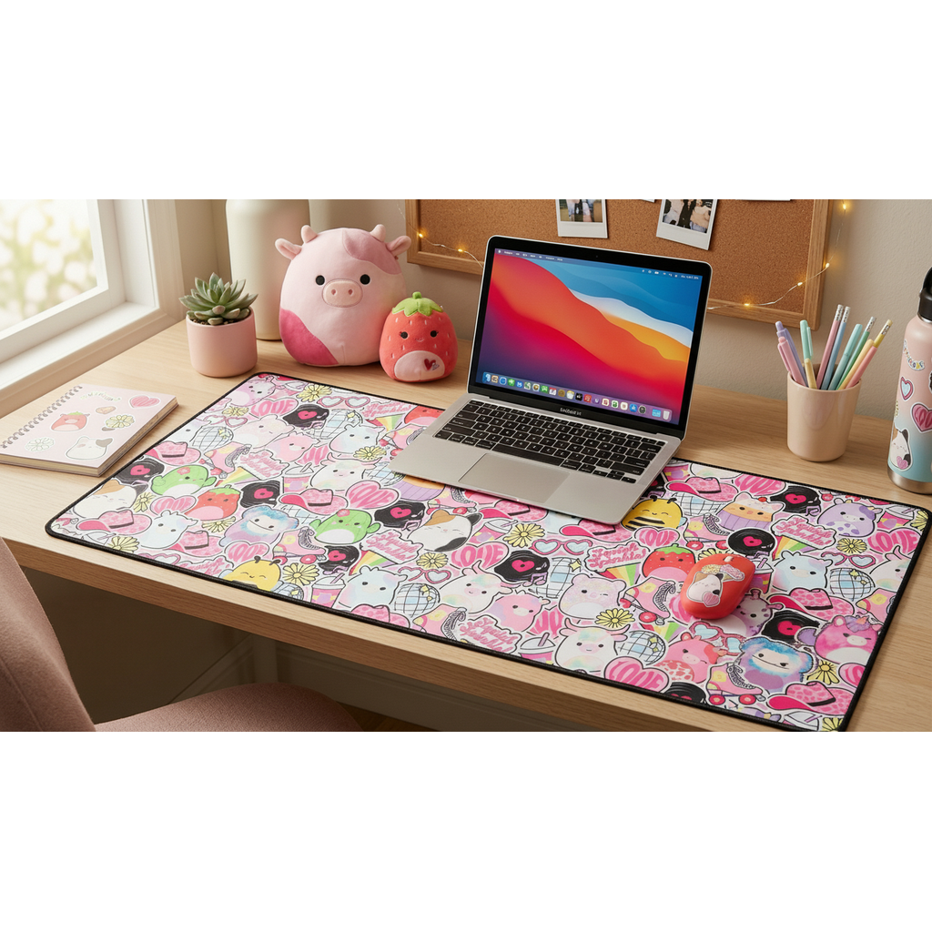 Squishmallows Squishmallows - mouse pad + wireless mouse - gift pack