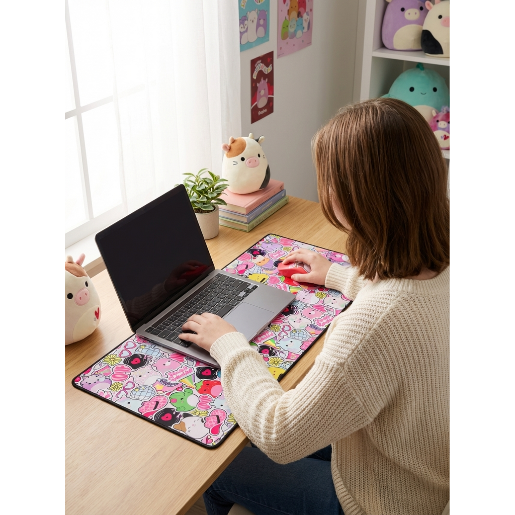 Squishmallows Squishmallows - mouse pad + wireless mouse - gift pack