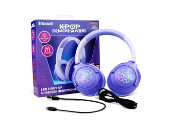 KPop Demon Hunters KPop Demon Hunters - Led Light Up - bluetooth headphones