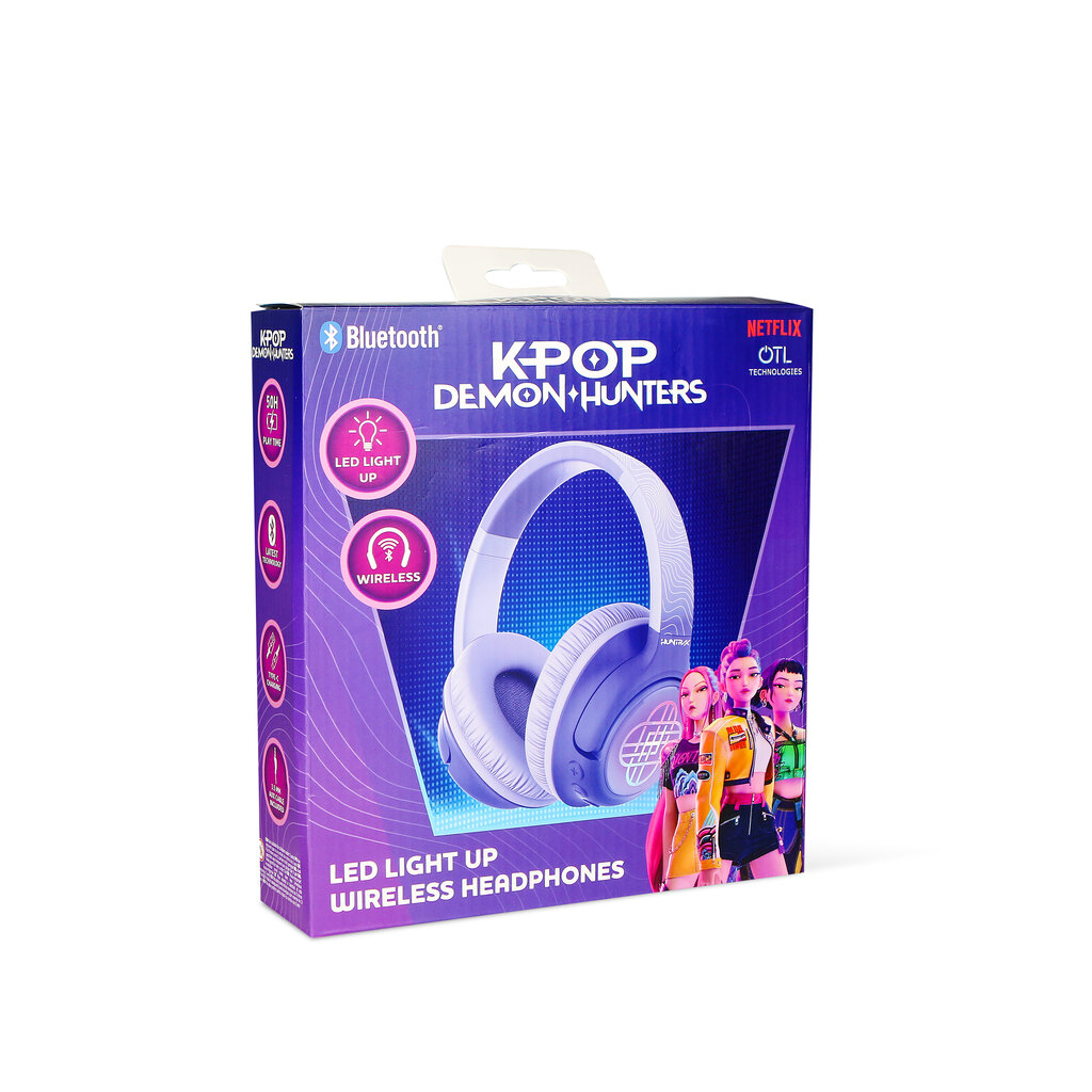 KPop Demon Hunters KPop Demon Hunters - Led Light Up - bluetooth koptelefoon
