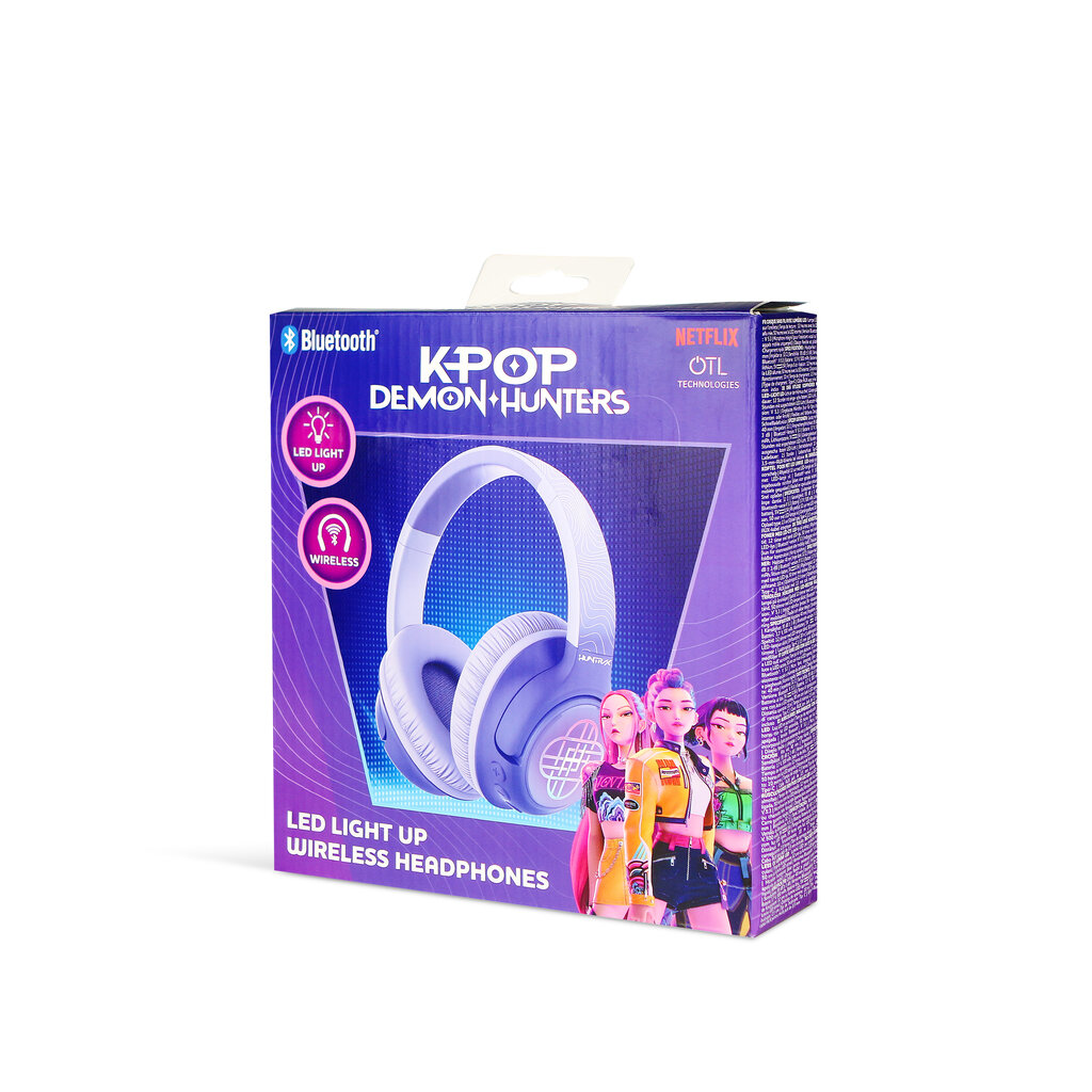 KPop Demon Hunters KPop Demon Hunters - Led Light Up - bluetooth koptelefoon