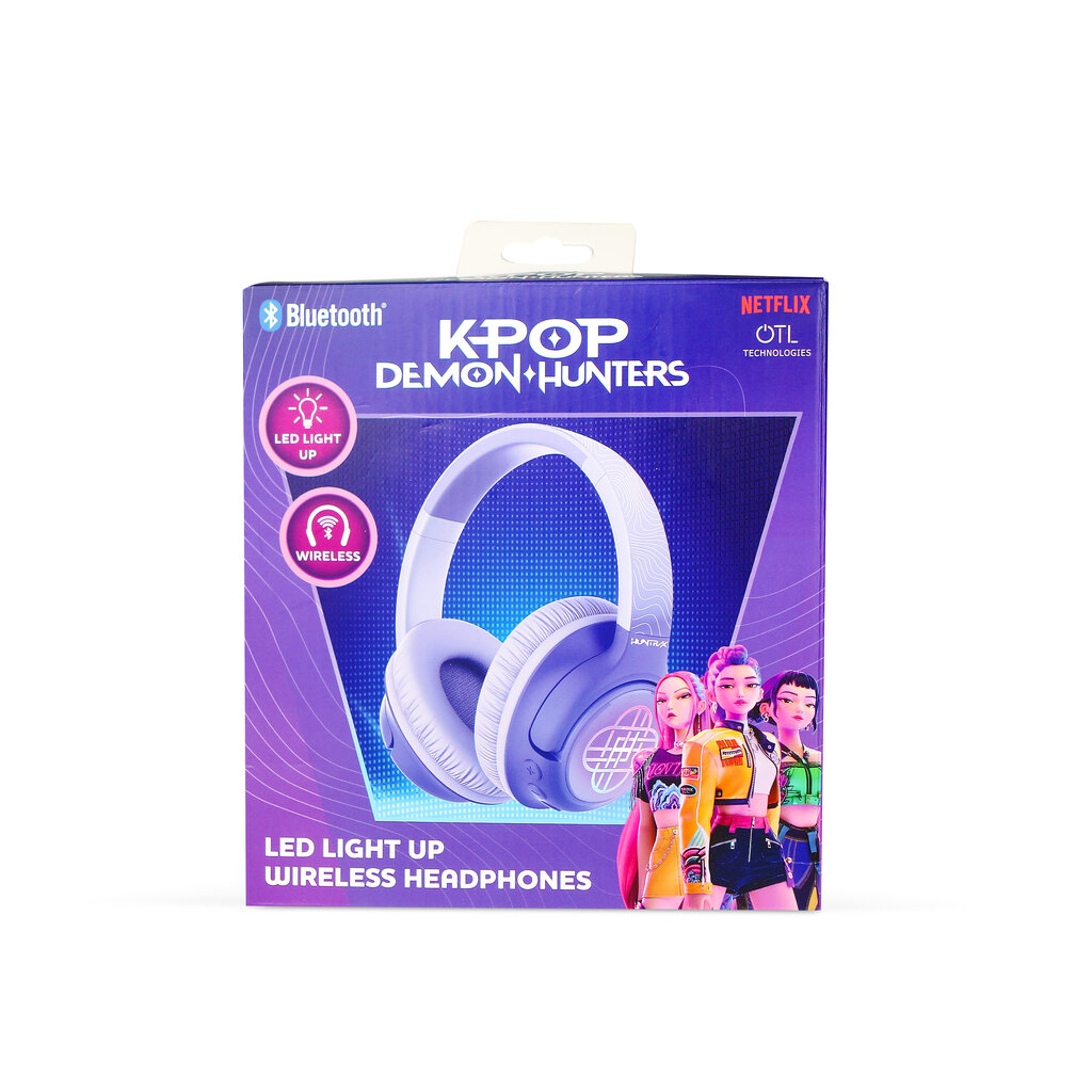 KPop Demon Hunters KPop Demon Hunters - Led Light Up - bluetooth koptelefoon
