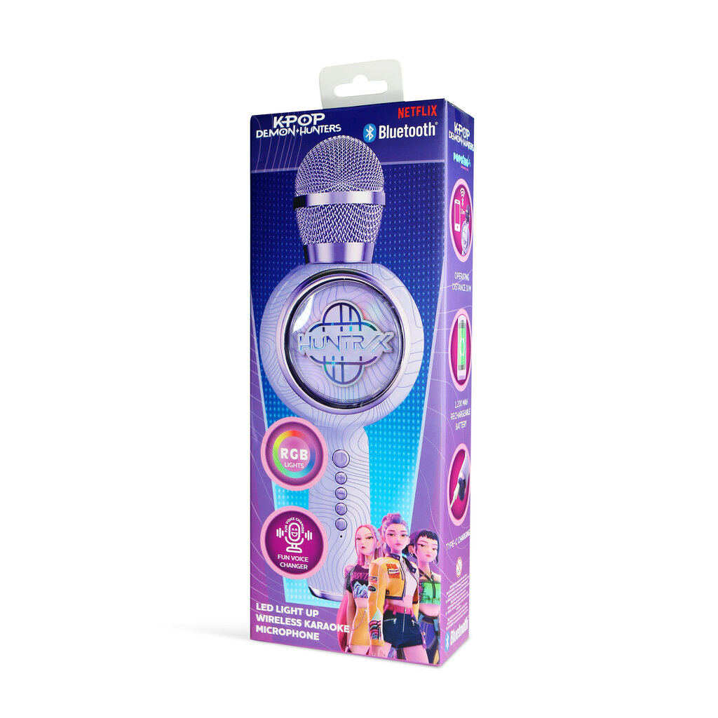 KPop Demon Hunters KPop Demon Hunters - Huntr/x Logo - LED light - karaoke microfoon