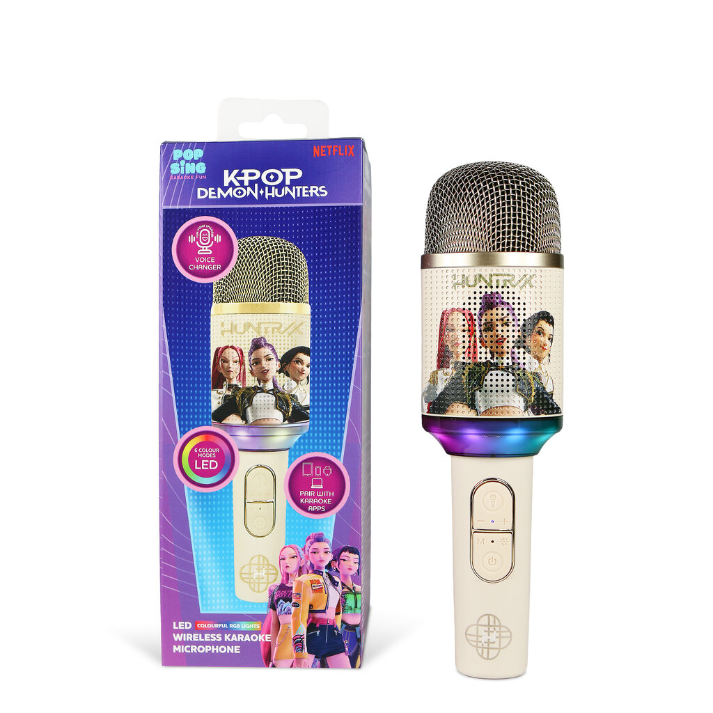 KPop Demon Hunters KPop Demon Hunters - Huntr/x Golden - LED light - karaoke microfoon