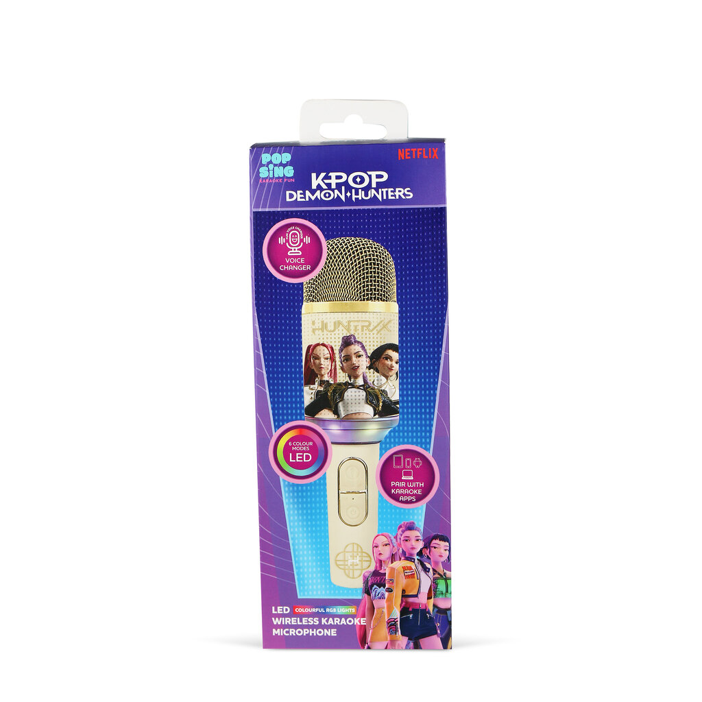 KPop Demon Hunters KPop Demon Hunters - Huntr/x Golden - LED light - karaoke microfoon