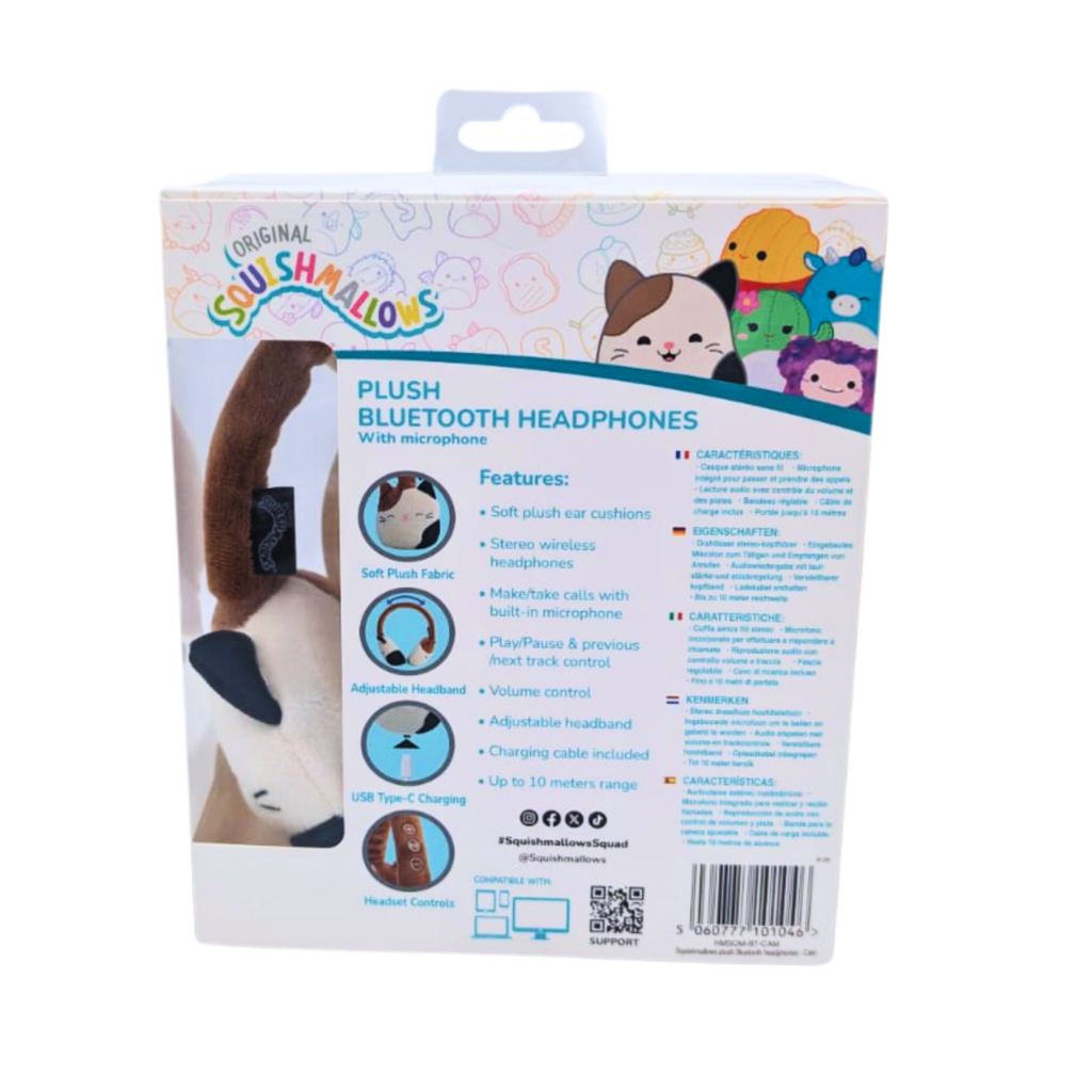 Squishmallows Squishmallows - Cam the cat - bluetooth headphones