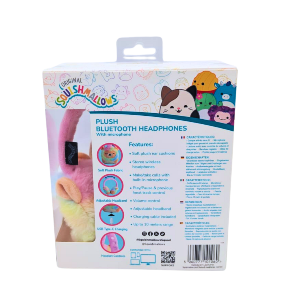 Squishmallows Squishmallows - Leonard the lion - bluetooth headphones