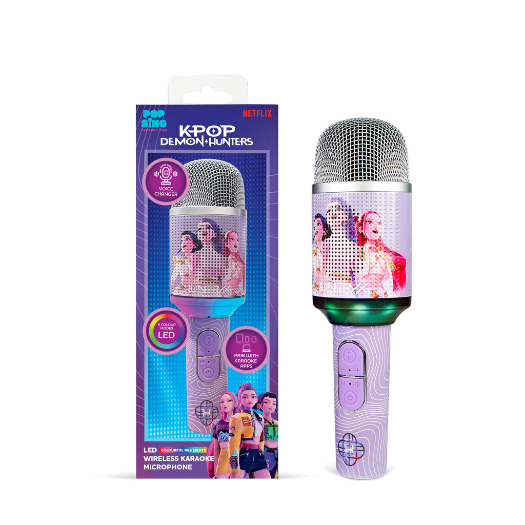 KPop Demon Hunters KPop Demon Hunters - Huntr/x Finale - LED light - karaoke microfoon