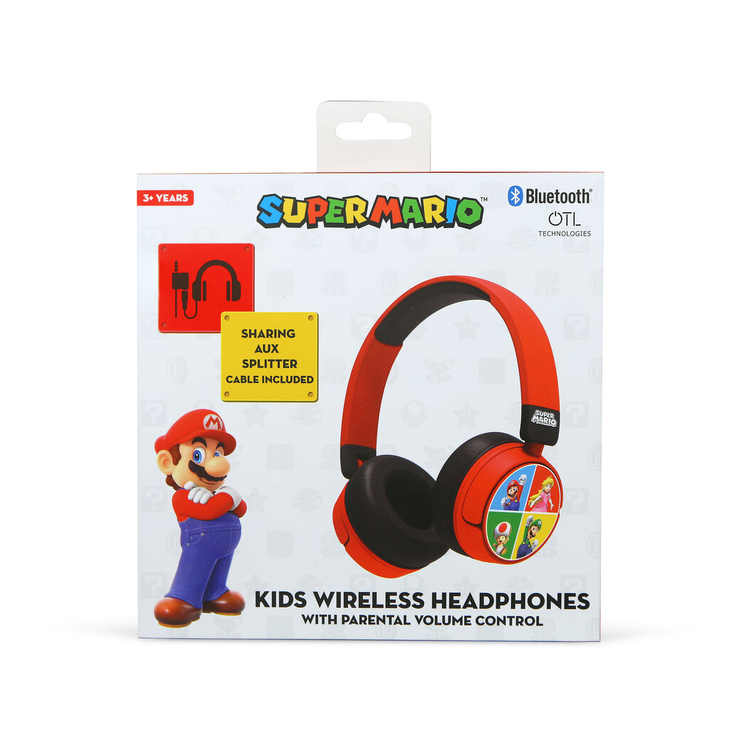 Super Mario Super Mario - Team - junior bluetooth headphones