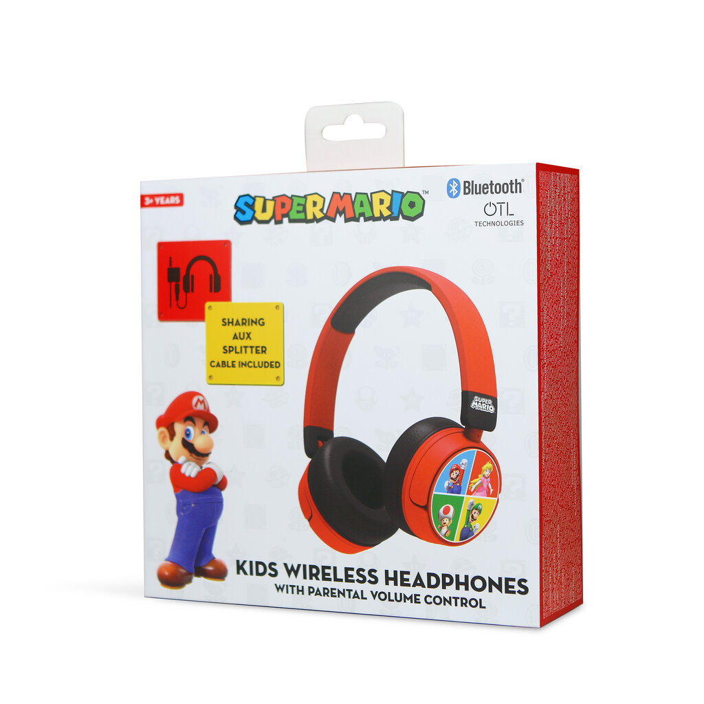 Super Mario Super Mario - Team - junior bluetooth koptelefoon
