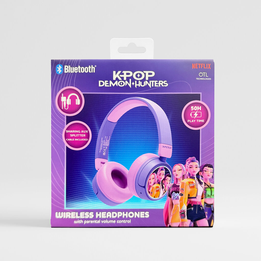 KPop Demon Hunters KPop Demon Hunters - Huntr/x - junior bluetooth koptelefoon