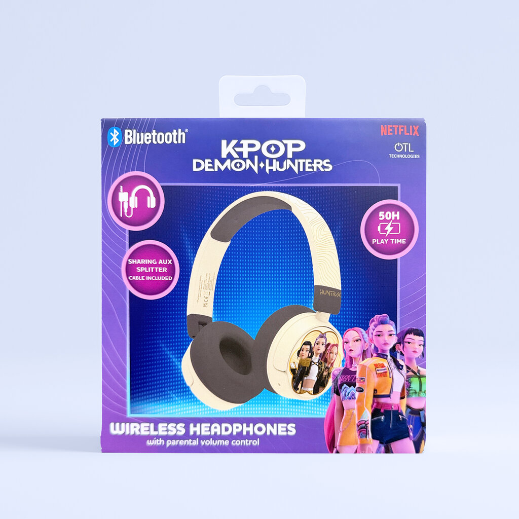 KPop Demon Hunters KPop Demon Hunters - Huntr/x Team - junior bluetooth koptelefoon